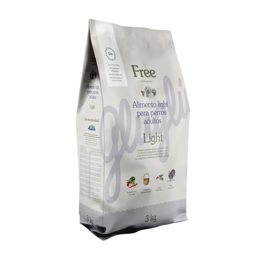 DINGONATURA FREE PERRO ADULTO LIGHT 3KG