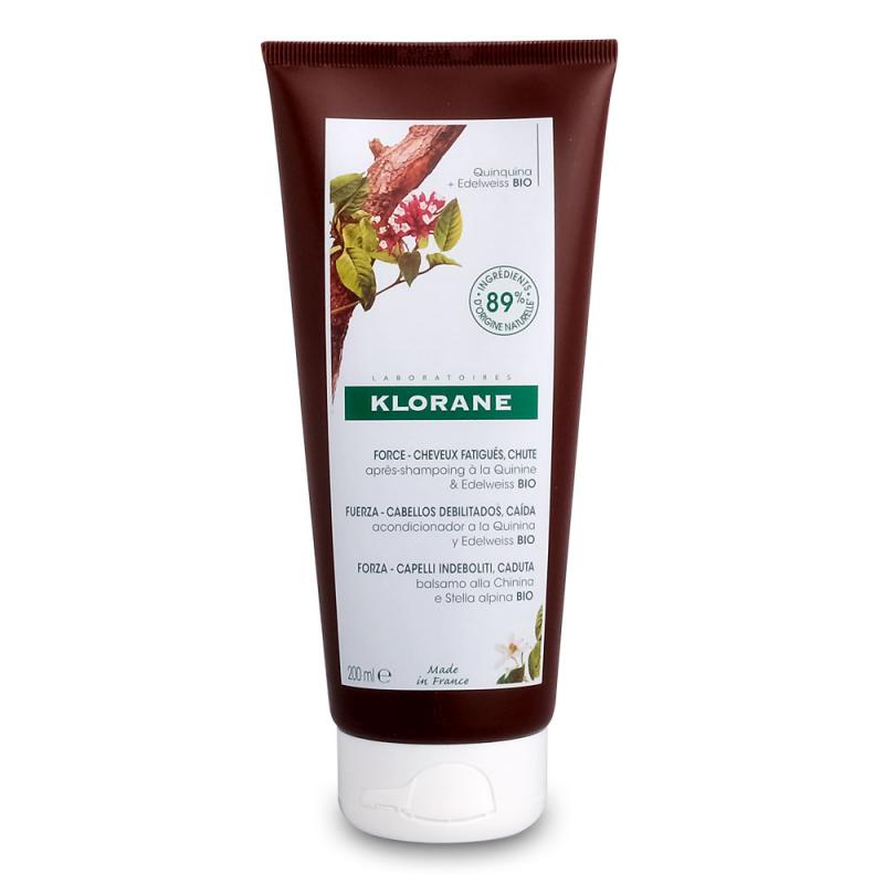 KLORANE ACONDICIONADOR QUININA EDELWEISS BIO 1 ENVASE 200 ML