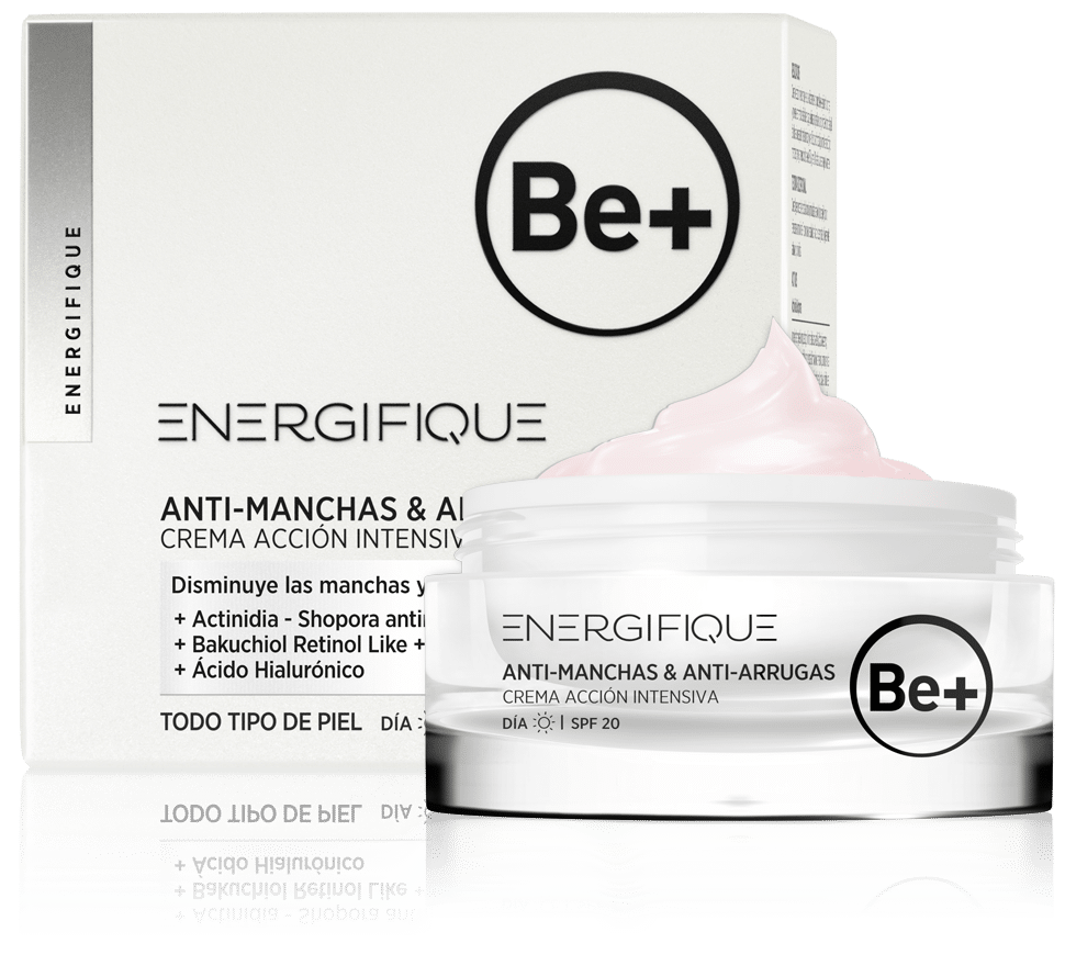 BE+ ENERGIFIQUE CREMA ANTIMANCHAS Y ANTIARRUGAS SPF20 50ML