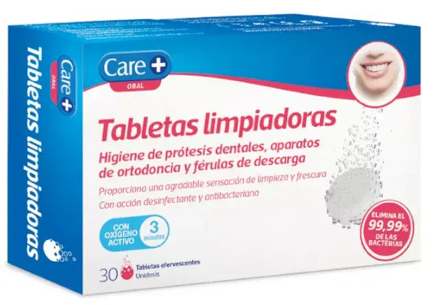 CARE+TABLETAS LIMPIADORAS 30 UNIDADES