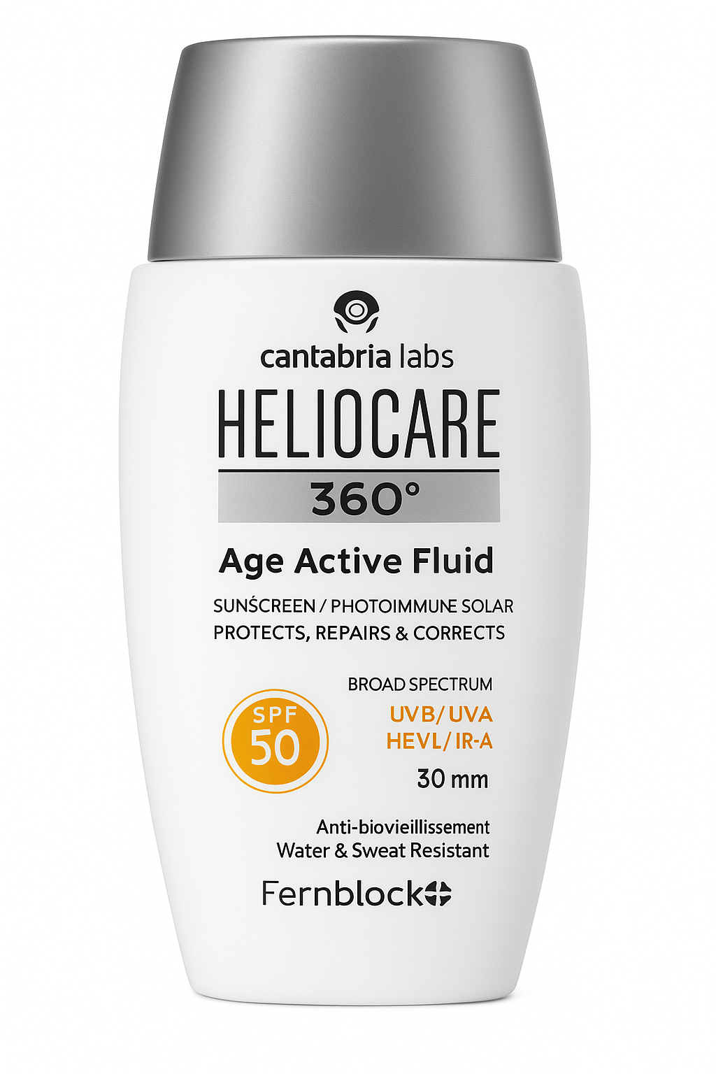 HELIOCARE 360º AGE ACTIVE FLUID PROTECTOR SOLAR PROTEGE REPARA Y CORRIGE 1 ENVASE 50 ML