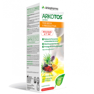 ARKOTOS TOS SECA Y PRODUCTIVA 1 ENVASE 140 ML SABOR FRUTOS ROJOS