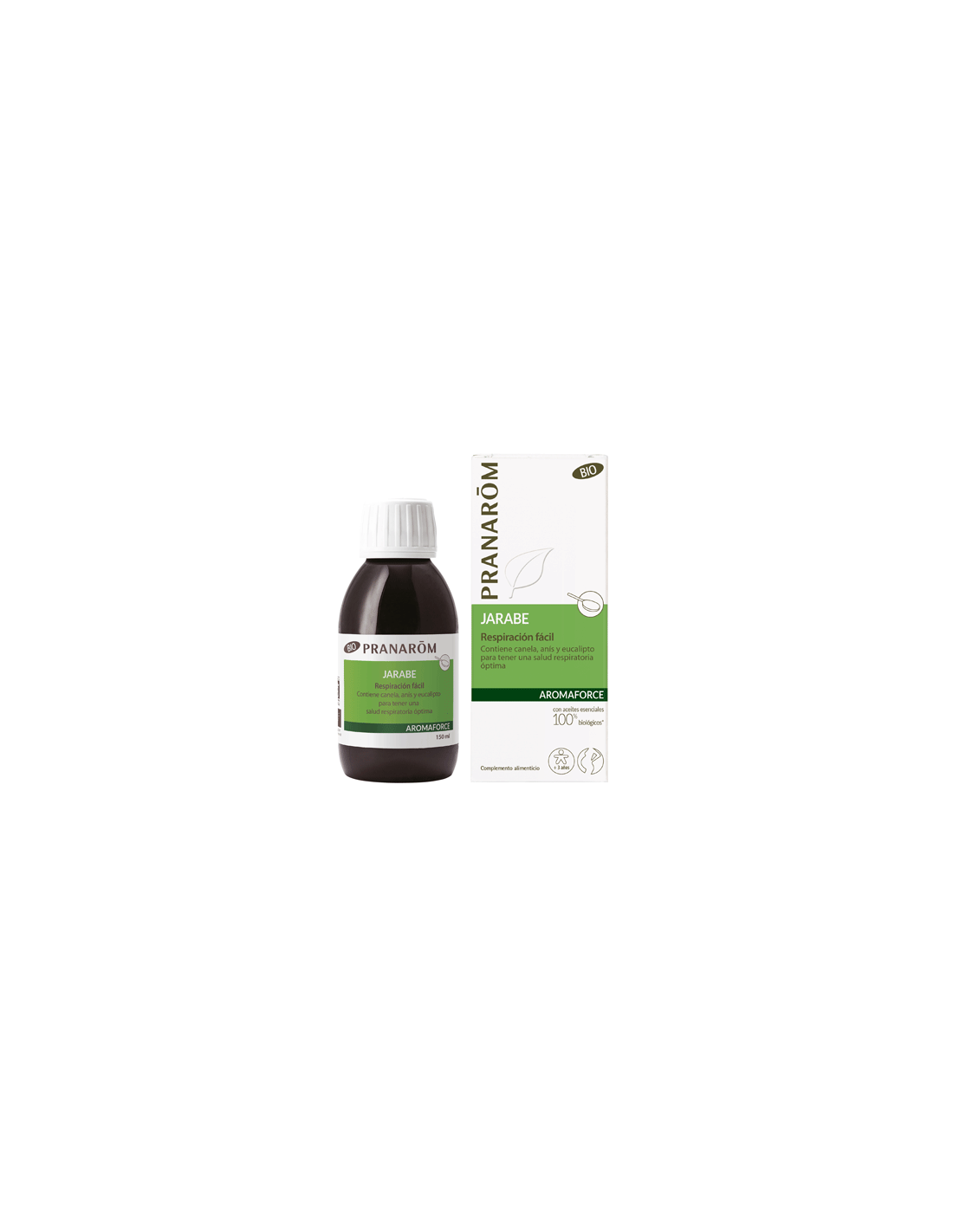 PRANAROM AROMAFORCE JARABE RESPIRACION FACIL BIO  1 ENVASE 150 ML