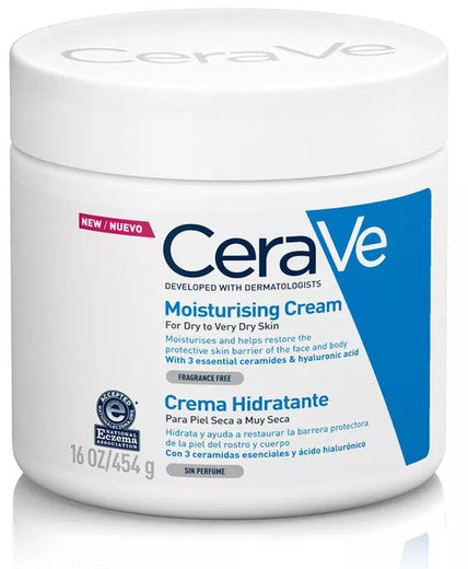 CERAVE CREMA HIDRATANTE PIEL SECA 1 ENVASE 454 G