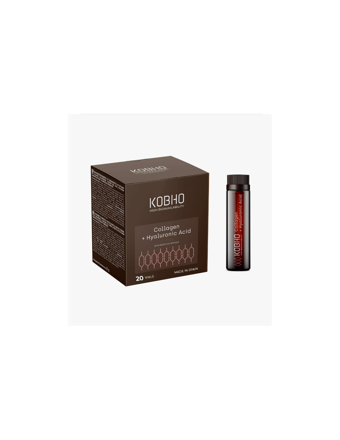 KOBHO HIGH BIOAVAILABILITY COLAGENO + ACIDO HIALURONICO