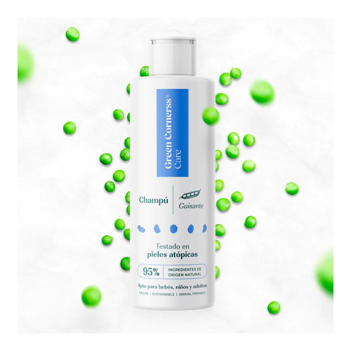 GREEN CORNERSS CHAMPU CUERO CABELLUDO SENSIBLE 1 ENVASE 300 ML