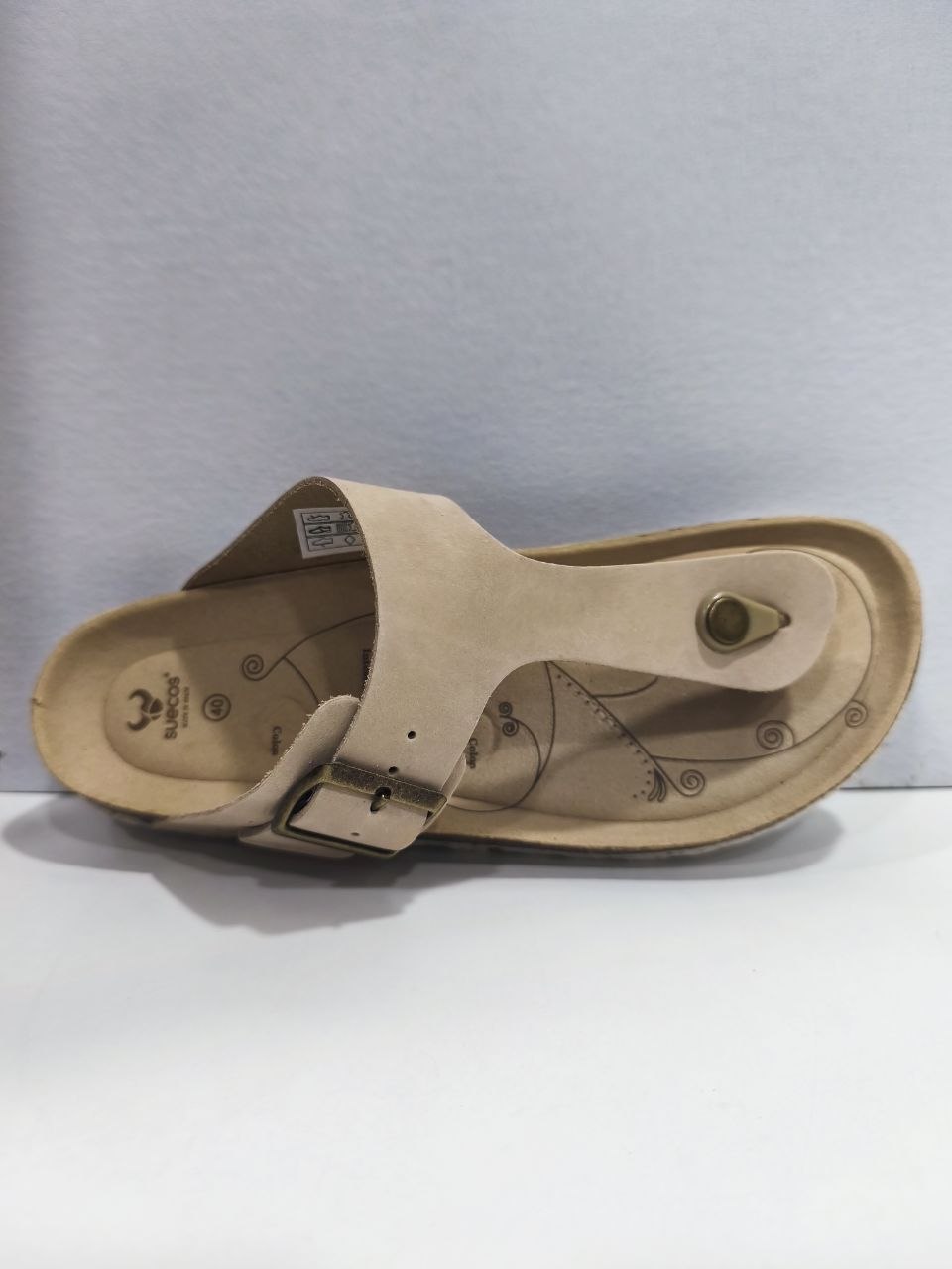 Sueco Vicky taupe 40 lateral