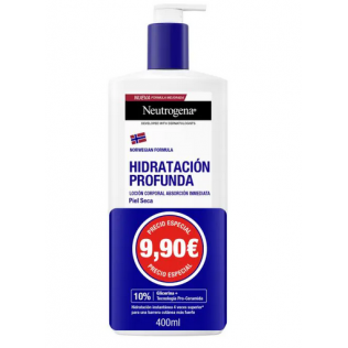 NEUTROGENA FORMULA NORUEGA HIDRATACION PROFUNDA LOCION CORPORAL PIEL SECA 1 ENVASE 400 ML PACK P