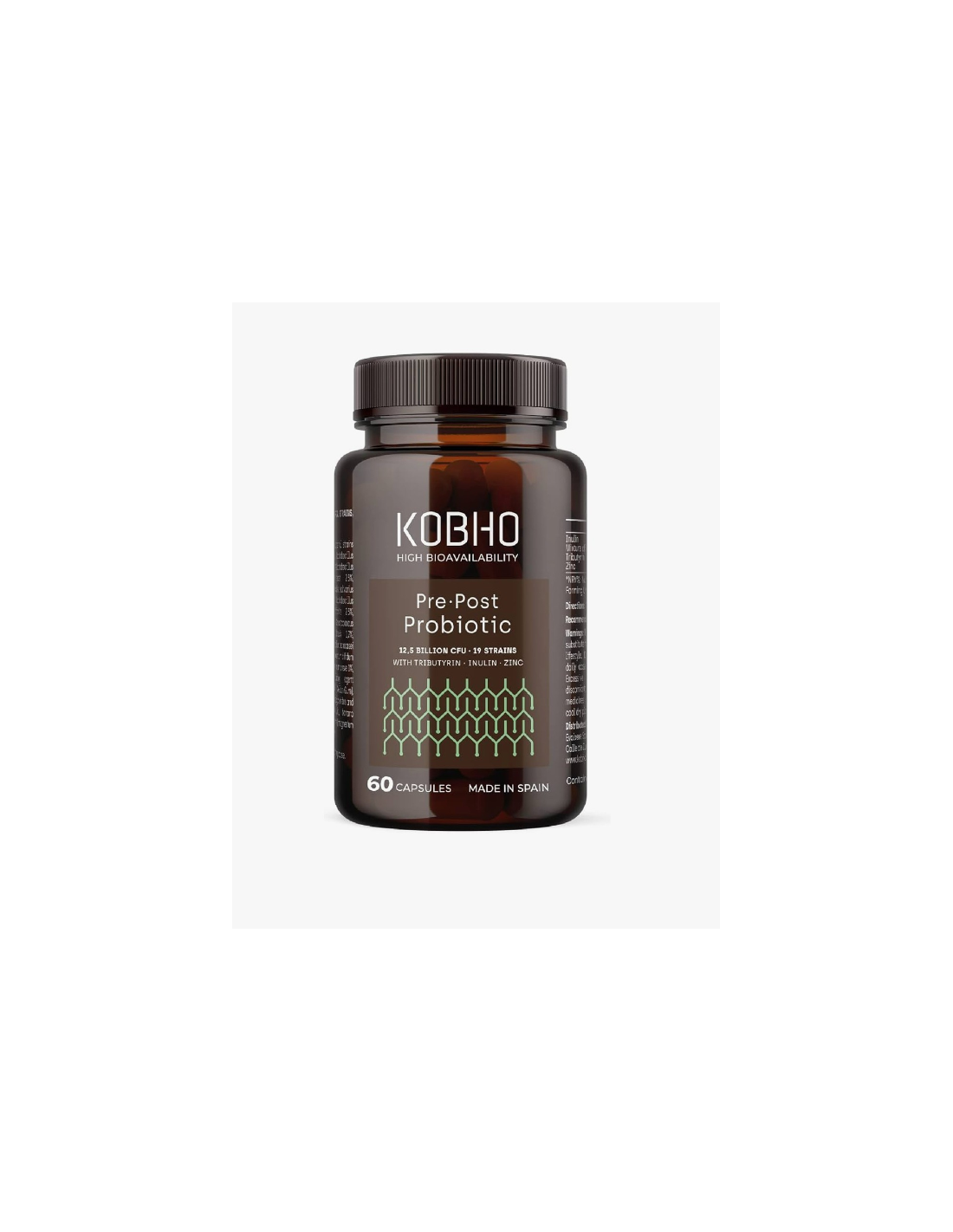 KOBHO HIGH BIOAVAILABILITY PRE - POST PREBIOTICO