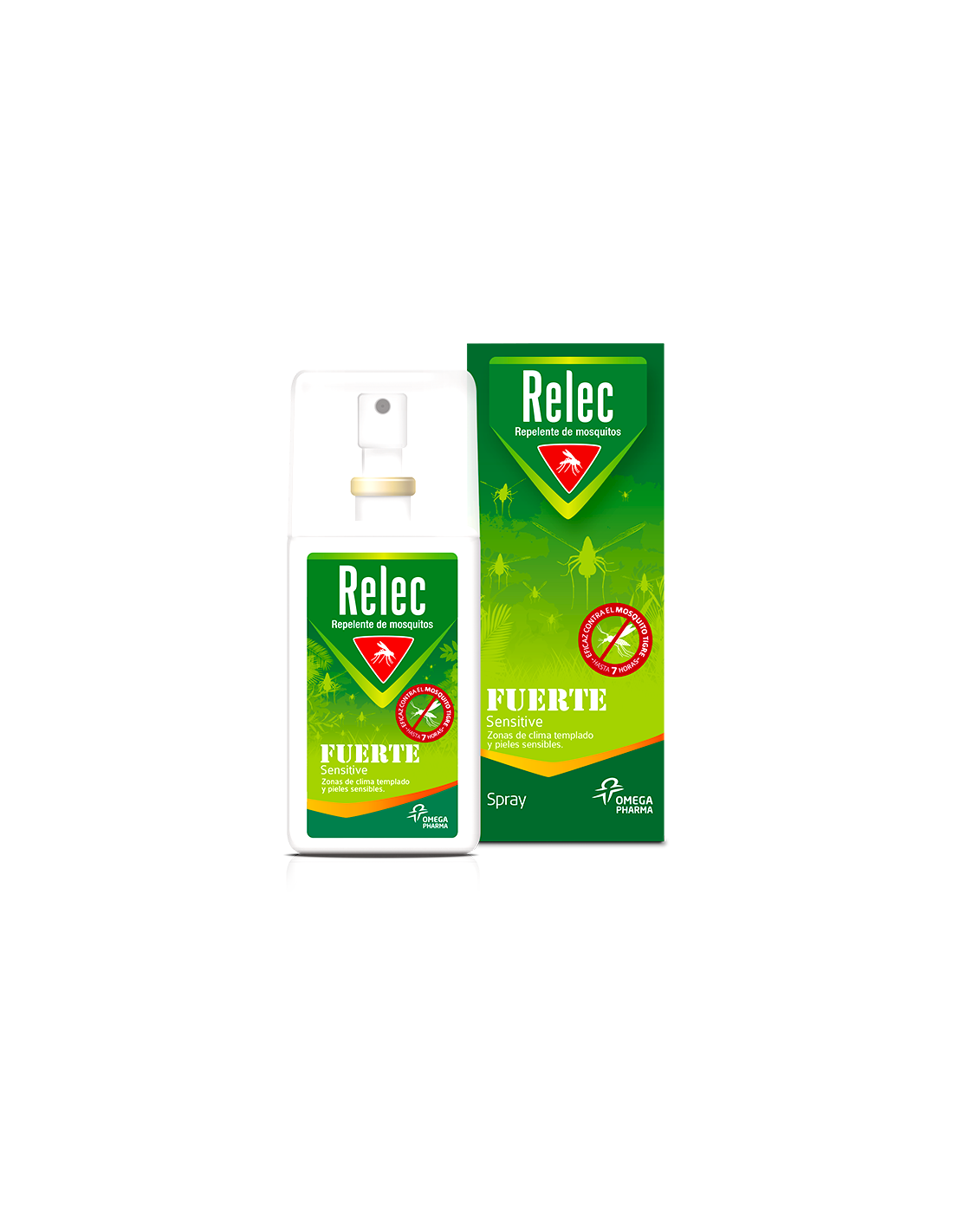 RELEC FUERTE FAMILIAR REPELENTE DE MOSQUITOS DE USO HUMANO 1 ENVASE 125 ML