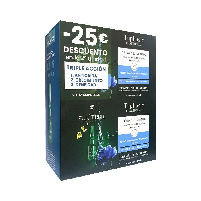 RENE FURTERER TRIPHASIC  12 AMPOLLAS X 5 ML