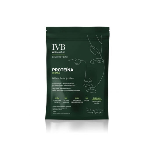 IVB Proteína Vegana 500g - Envase frontal doypack