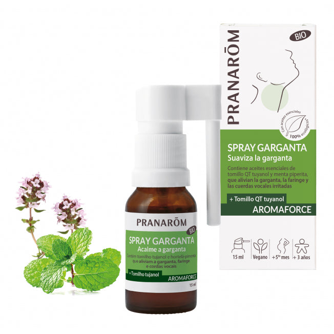 PRANAROM AROMAFORCE SPRAY GARGANTA  1 ENVASE 15 ML