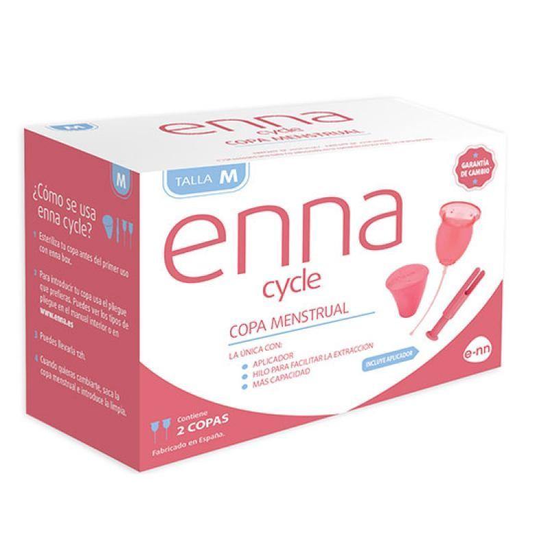 ENNA CYCLE COPA MENSTRUAL 2U + APLICADOR - farmaciagarciahernando2