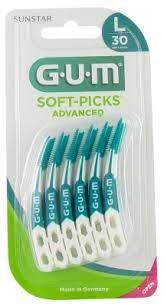 INTERDENTAL GUM SOFT PICKS ADVANCED L 30 UNIDADES