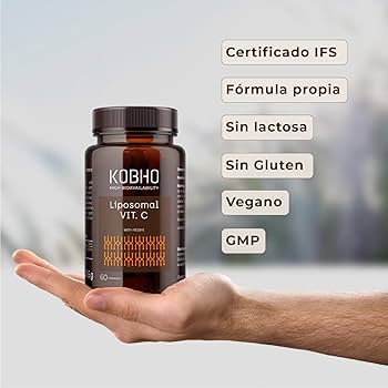 LIPOSOMAL VITAMINA C DE KOBHO CON REISHI