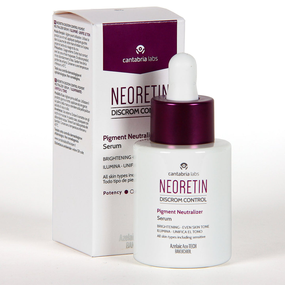 DESPIGMENTANTES CON NEORETIN DE CANTABRIA LABS
