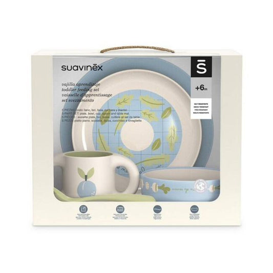SUAVINEX VAJILLA INFANTIL 5 PIEZAS +6M