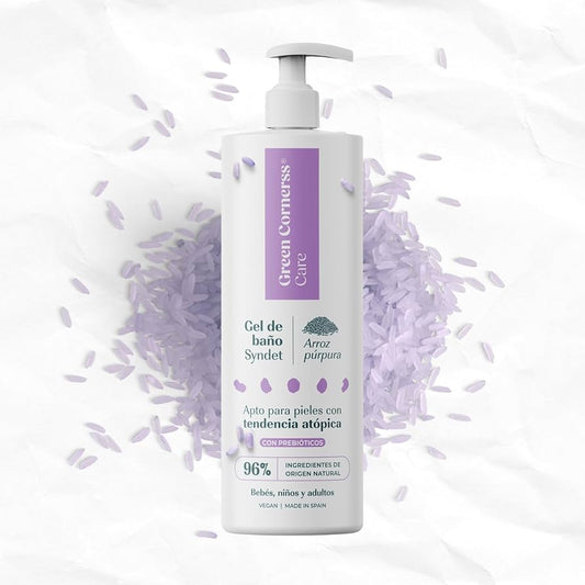 GREEN CORNERSS GEL DE BAÑO ARROZ 1 BOTELLA 400 ML