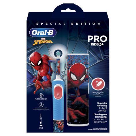 CEPILLO ELÉCTRICO INFANTIL ORAL B SPIDERMAN