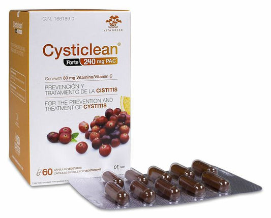 CYSTICLEAN FORTE  240 MG 60 CAPSULAS