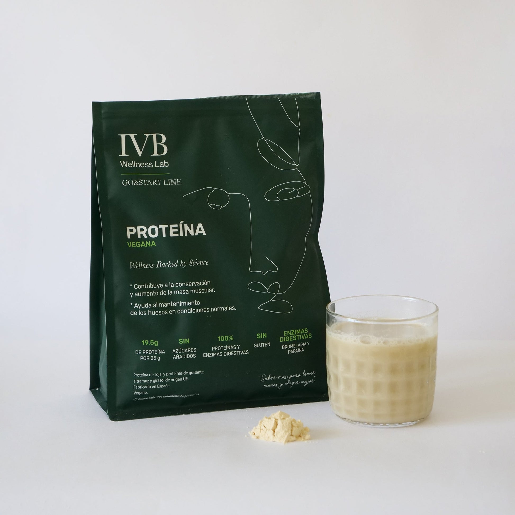 IVB Proteína Vegana 500g - Suplemento proteico vegetal
