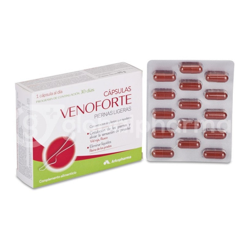 VENOFORTE PIERNAS LIGERAS  30 CAPSULAS