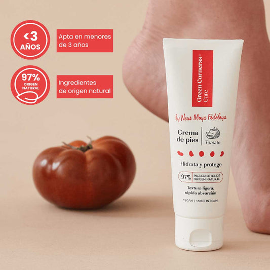 GREEN CORNERSS CREMA DE PIES TOMATE GREEN CORNERSS 1 TUBO 75 ML