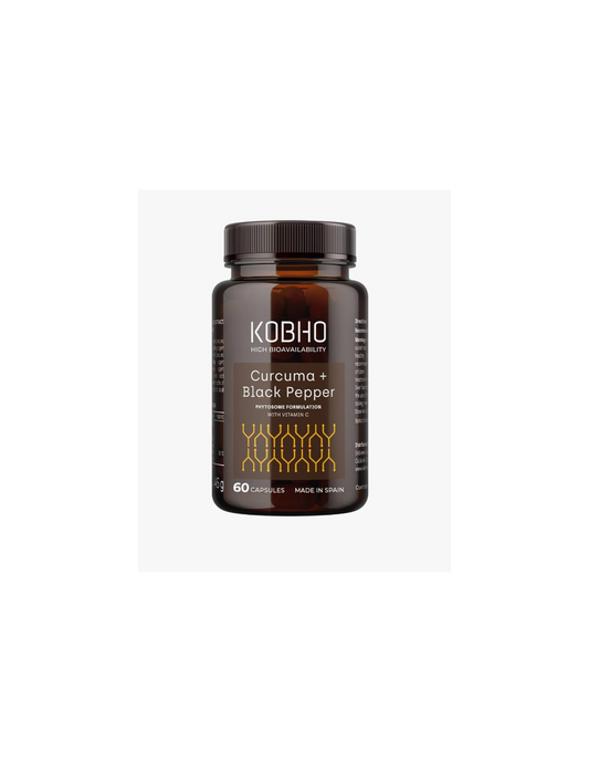 KOBHO HIGH BIOAVAILABILITY CURCUMA + PIMIENTA NEGRA