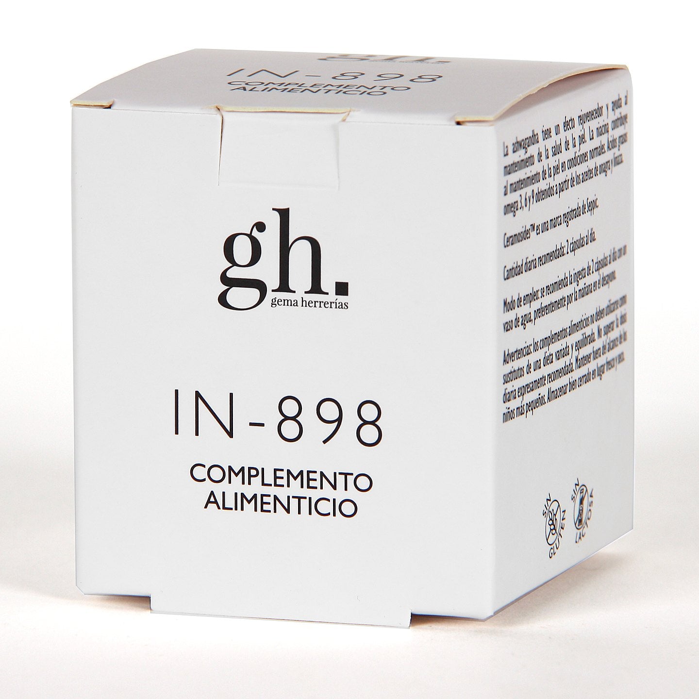 GH IN-898 Antiedad Complemento Alimenticio 60 cápsulas