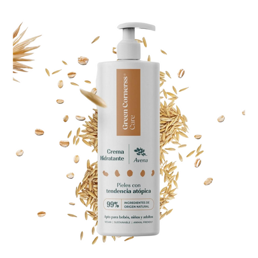 GREEN CORNERSS CREMA HIDRATANTE AVENA 1 BOTELLA 280 ML