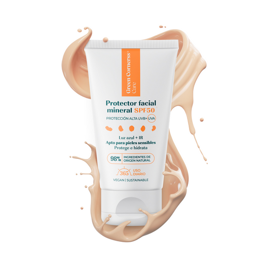 GREEN CORNERSS PROTECTOR FACIAL MINERAL SPF 50 1 TUBO 50 ML