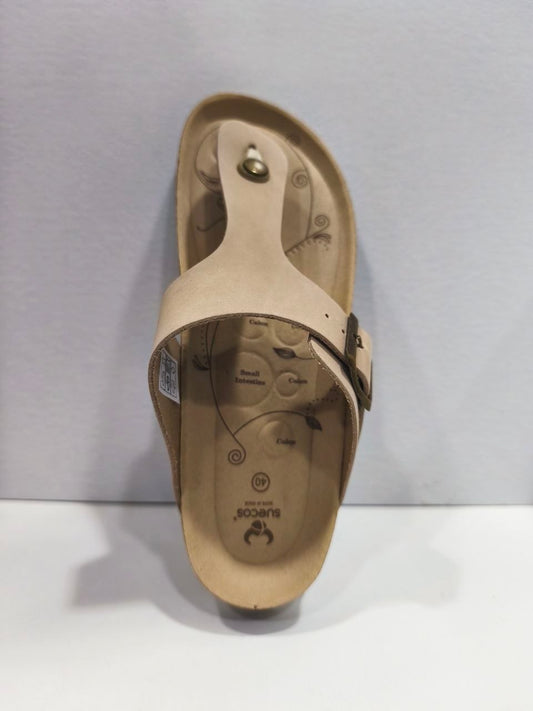 Sueco Vicky taupe reflexologia talla 40