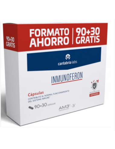 PACK INMUNOFERON 90 + 30 CAPSULAS GRATIS