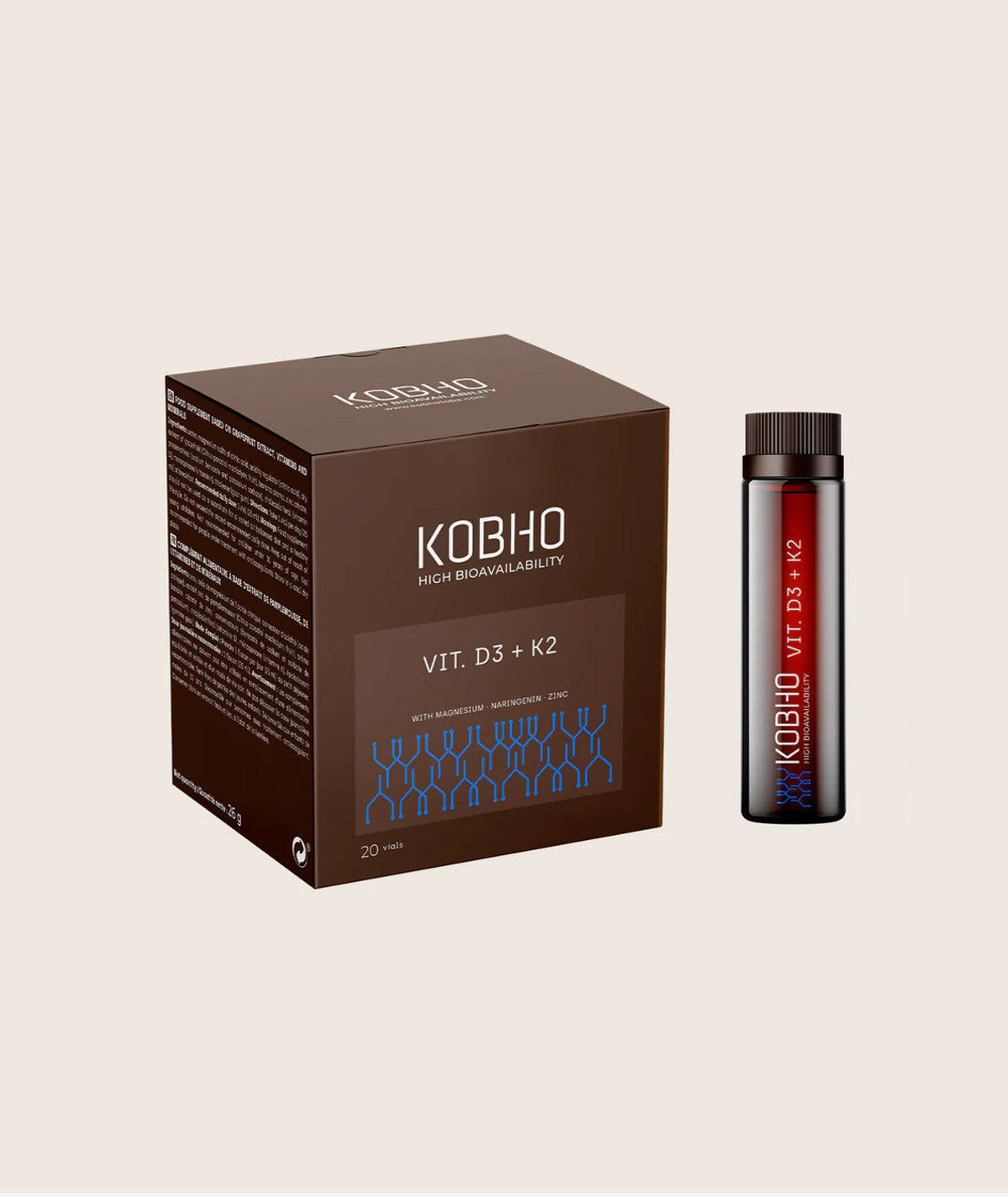 KOBHO HIGH BIOAVAILABILITY VITAMINA D3 + K2