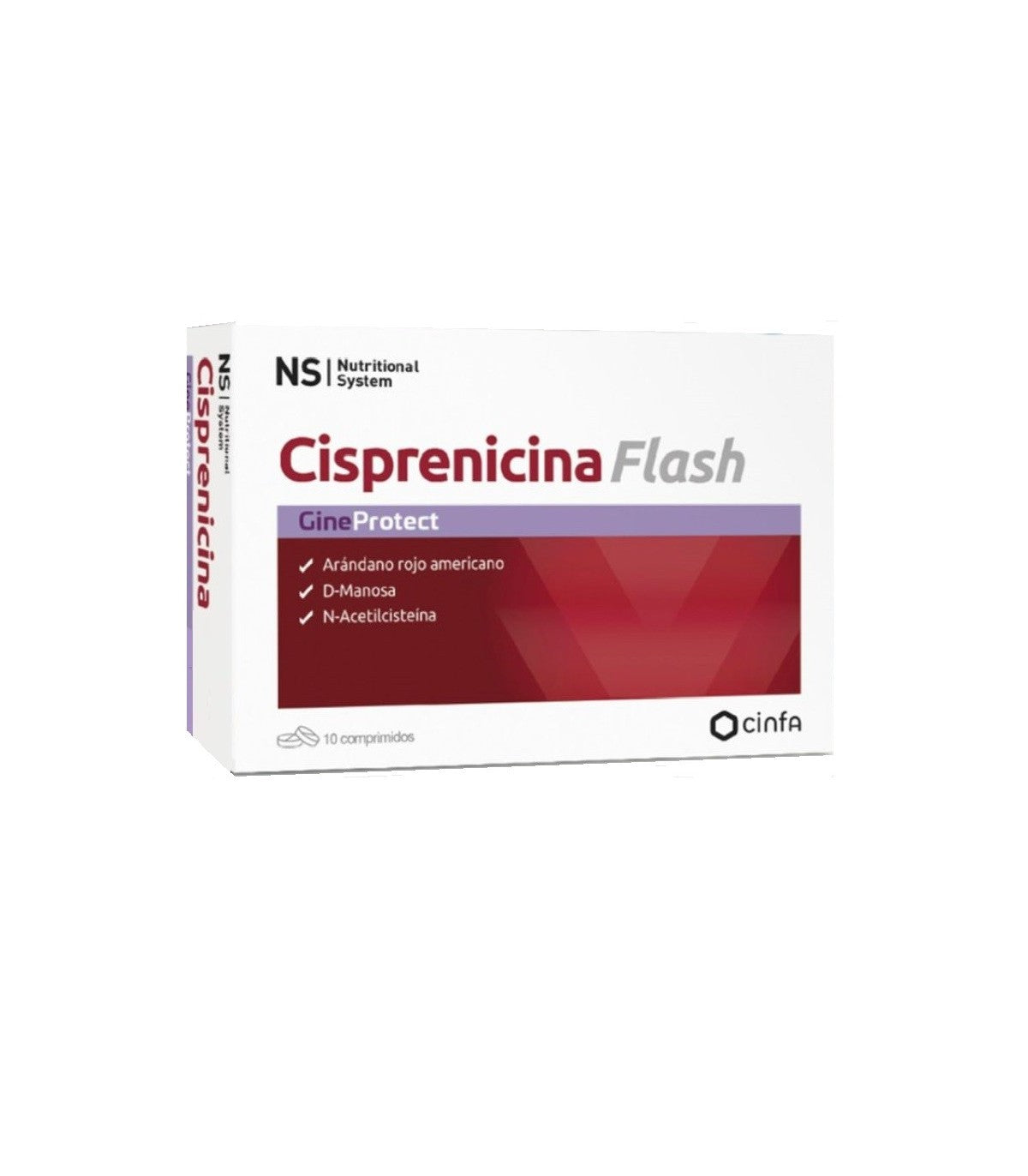 NS GINEPROTECT CISPRENICINA FLASH  10 COMPRIMIDOS