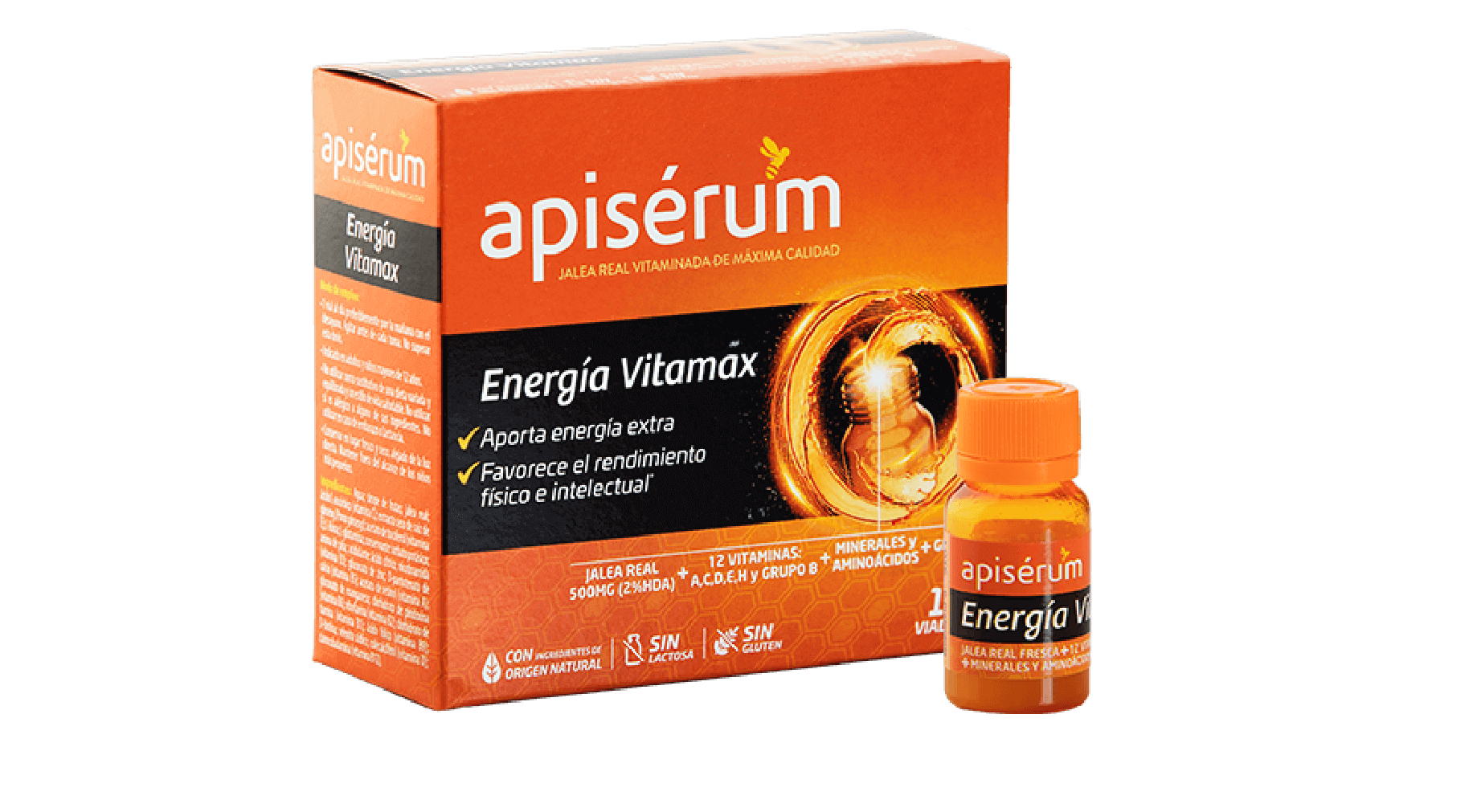 APISÉRUM ENERGÍA VITAMAX 18 VIALES