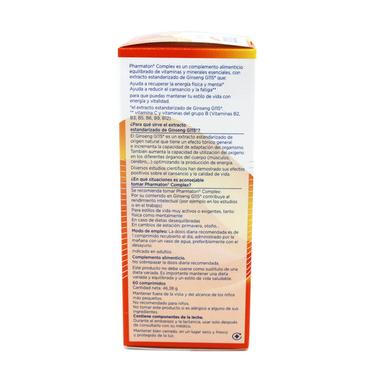 PHARMATON Complex 90 Cápsulas - Beneficios y modo de empleo