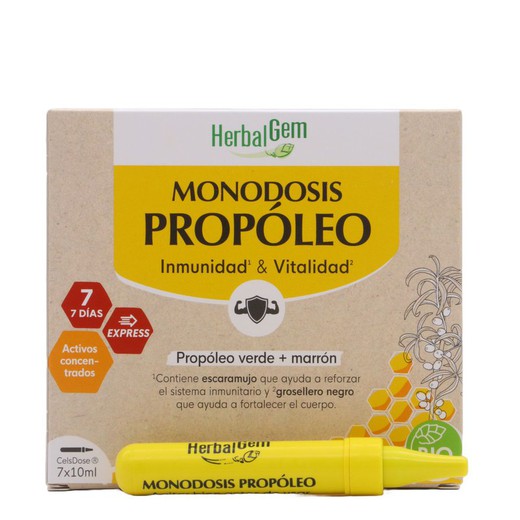 HERBALGEM MONODOSIS PROPOLEO 7X10 ML