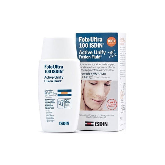 Foto Ultra 100 ISDIN Active Unify Fusion Fluid SPF100+ - farmaciagarciahernando2