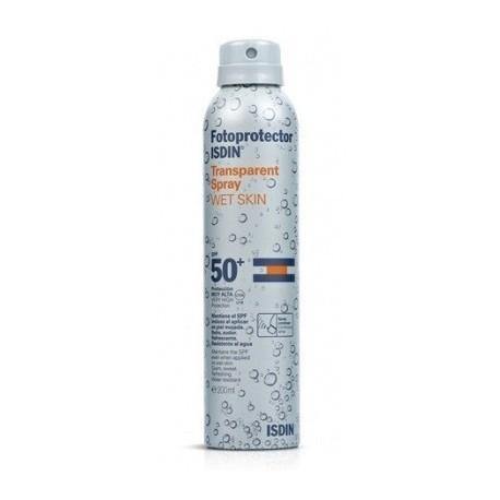ISDIN Fotoprotector Transparent Spray Wet Skin SPF50+ - farmaciagarciahernando2