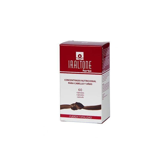 Iraltone forte cápsulas  cabello y uñas 60 cápsulas - farmaciagarciahernando2