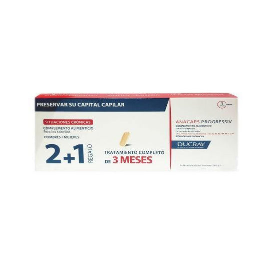Ducray Anacaps Situaciones crónicas tratamiento 3 meses - farmaciagarciahernando2