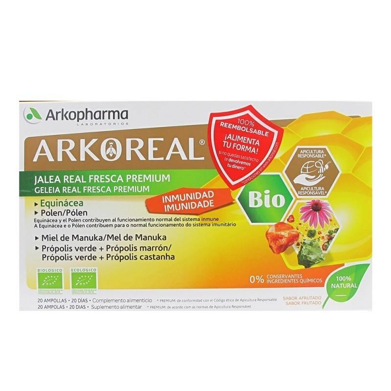 Arkoreal Jalea real Inmunidad 15ml 20 ampollas - farmaciagarciahernando2