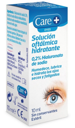 CARE+ SOLUCION OFTALMICA HIDRATANTE 0,2%  1 ENVASE 10 ML